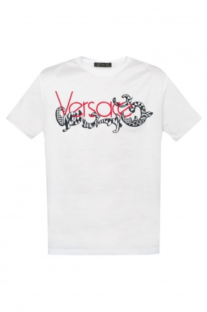 Logo-embroidered t-shirt, zdjęcie 1 Logo-embroidered t-shirt od Versace